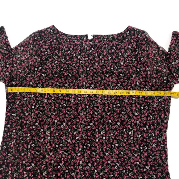 Reitmans | Floral Metallic Chiffon Blouse | 2X - Picture 15 of 16